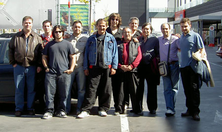 Todos los componentes del equipo 2009
